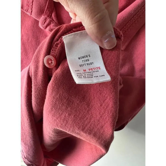 Vintage Woolrich salmon Short Sleeve Polo Shirt - Picture 8 of 8